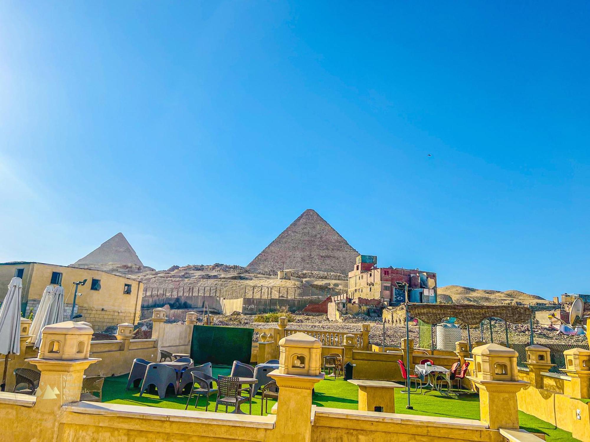 Sidi Hamad Pyramids View Hotel Kafrat al Jabal Exterior photo