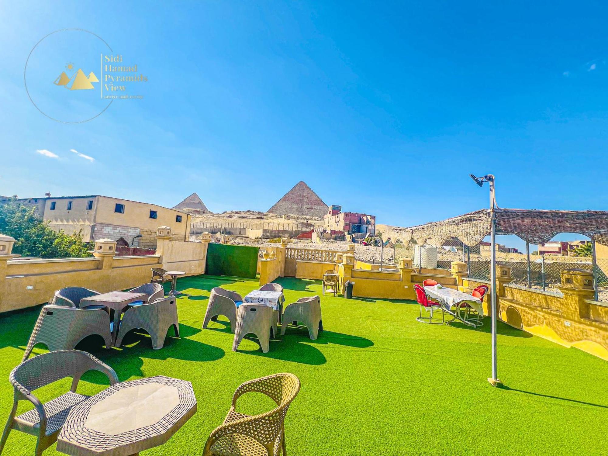 Sidi Hamad Pyramids View Hotel Kafrat al Jabal Exterior photo
