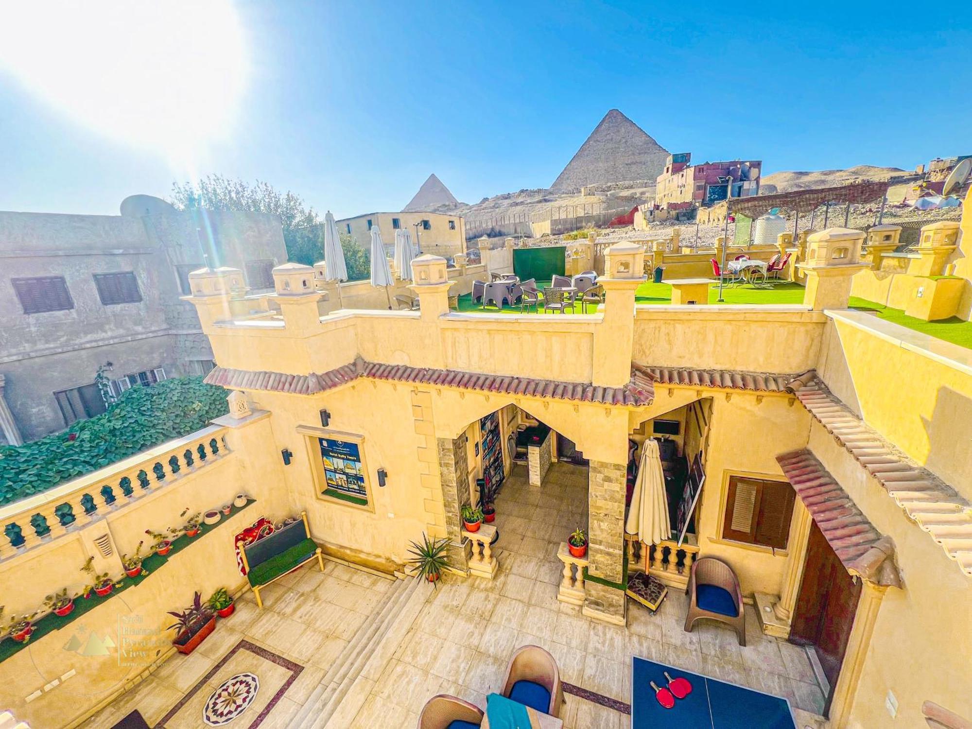 Sidi Hamad Pyramids View Hotel Kafrat al Jabal Exterior photo
