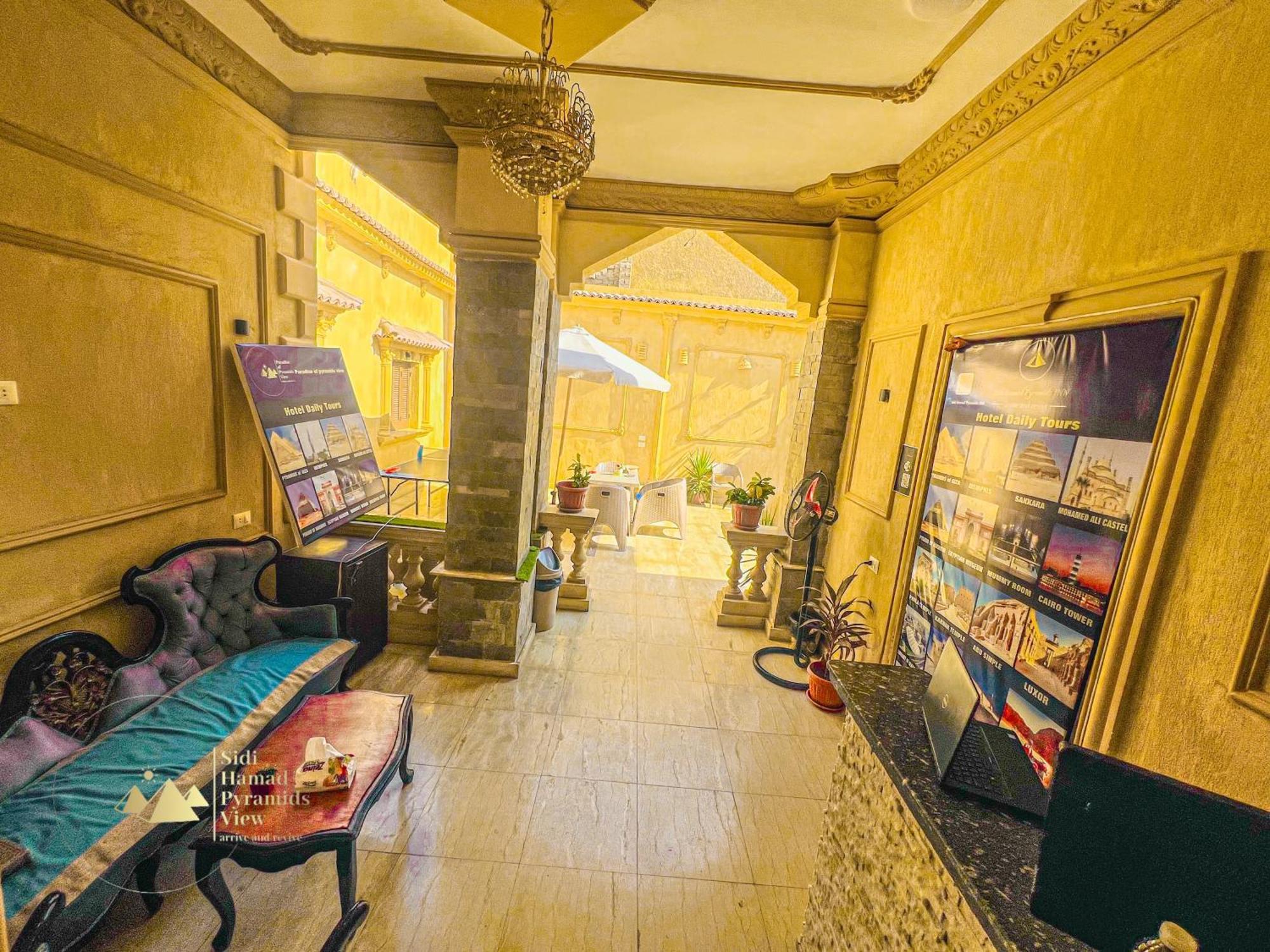 Sidi Hamad Pyramids View Hotel Kafrat al Jabal Exterior photo