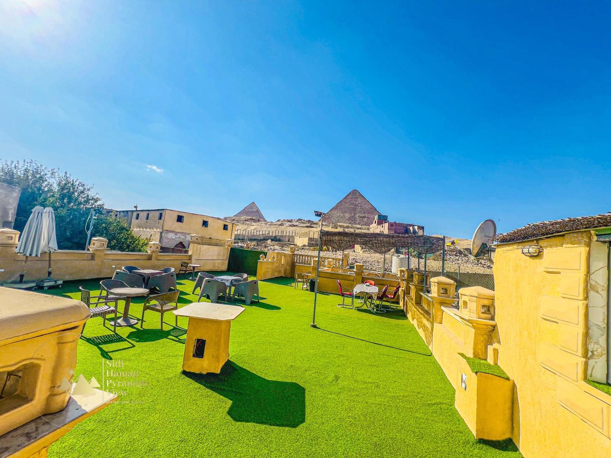 Sidi Hamad Pyramids View Hotel Kafrat al Jabal Exterior photo