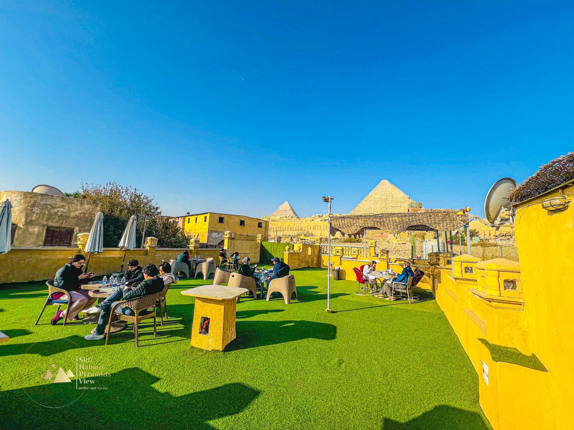 Sidi Hamad Pyramids View Hotel Kafrat al Jabal Exterior photo