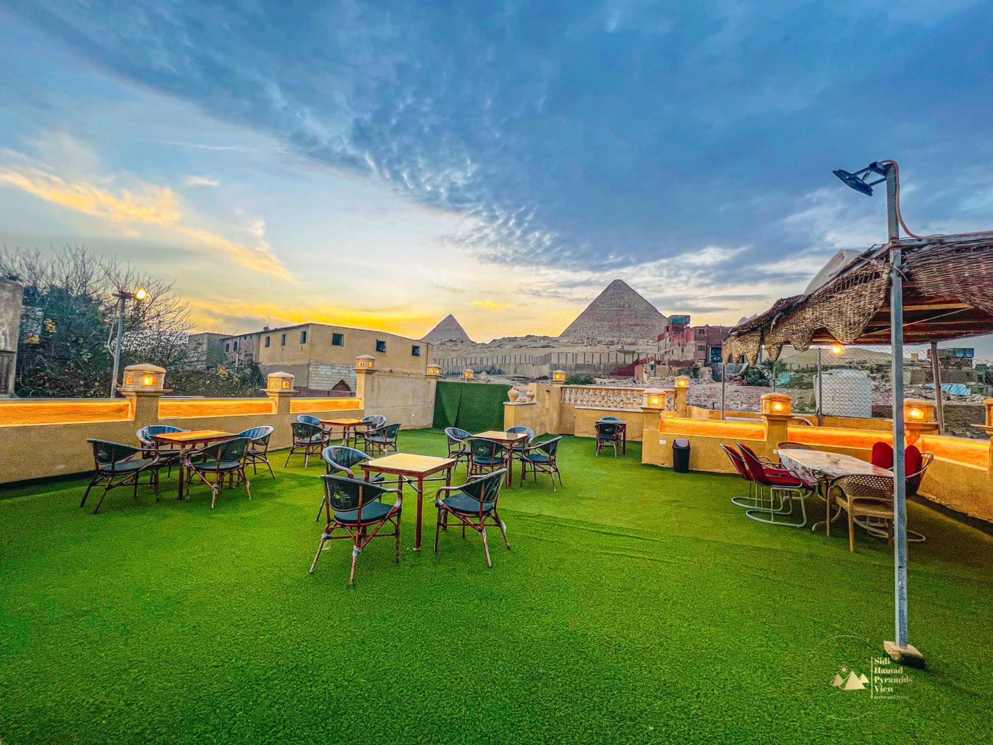 Sidi Hamad Pyramids View Hotel Kafrat al Jabal Exterior photo