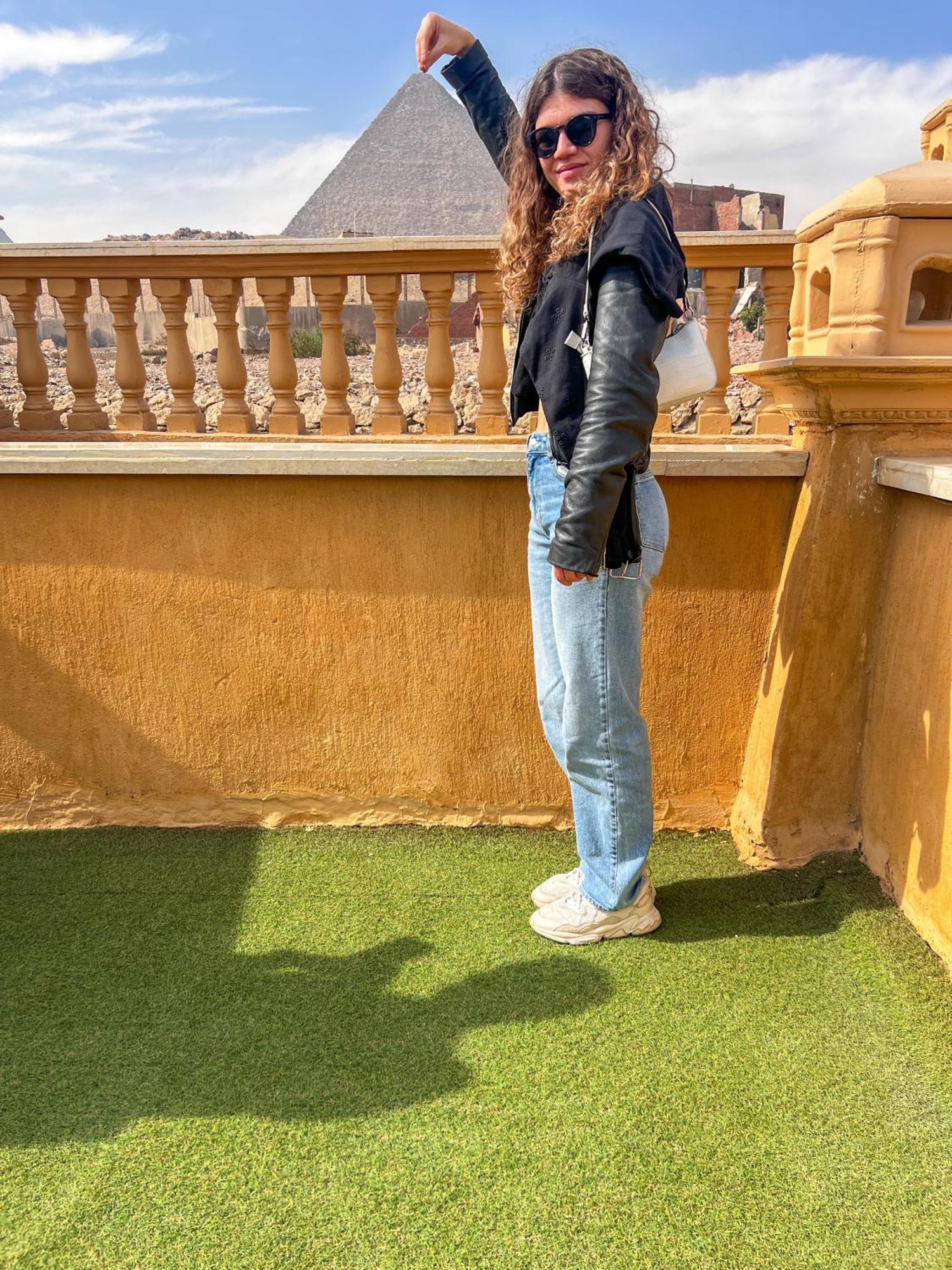 Sidi Hamad Pyramids View Hotel Kafrat al Jabal Exterior photo